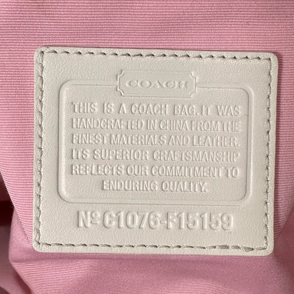 Coach Heritage Stripe Signature Chelsea Tote (2010) - Style F15137 - Picture 4 of 15